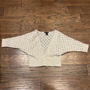 Club Monaco Crochet Crop wool Cardigan. Women size small